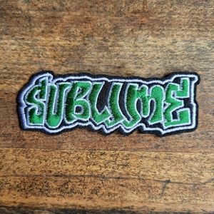 Sublime Alternative Rock 90'S Vintage Embroidered Iron on Patch.